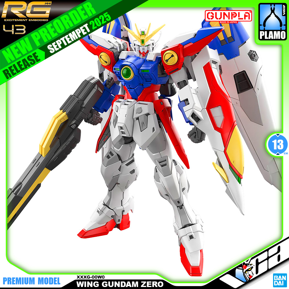 【🟢𝐏𝐑𝐄𝐎𝐑𝐃𝐄𝐑 SEP-2025】 RG WING GUNDAM ZERO