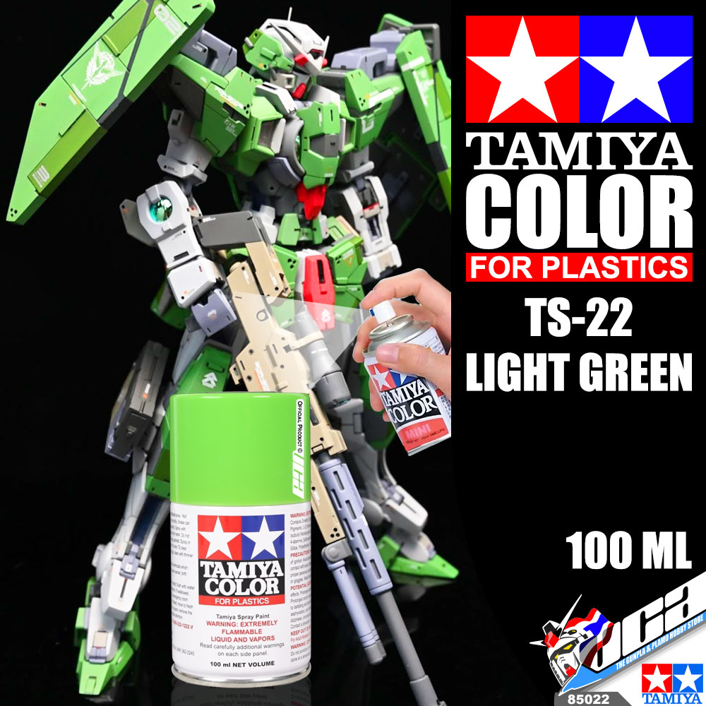 TAMIYA 85022 TS-22 LIGHT GREEN COLOR SPRAY PAINT CAN 100ML