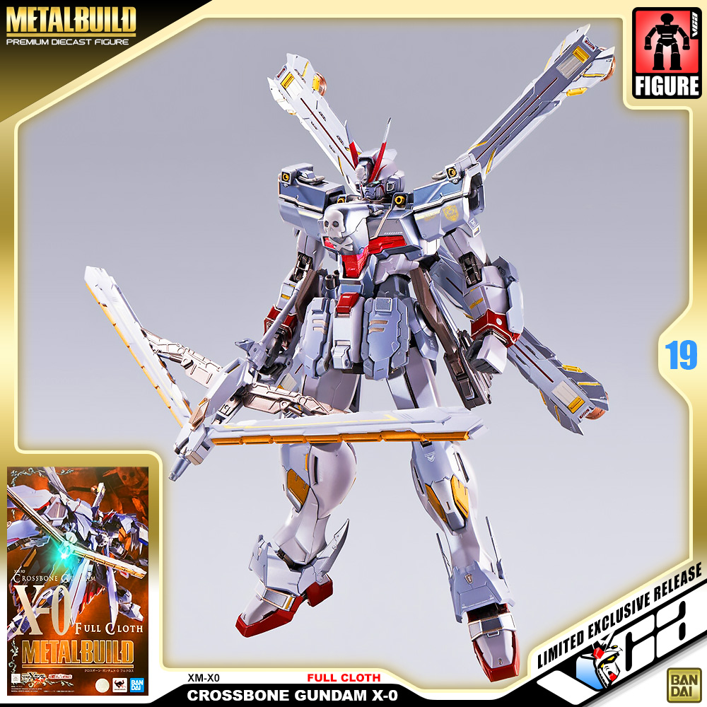 ⭐️ PREMIUM BANDAI PB TAMASHII NATIONS METAL BUILD MB CROSSBONE GUNDAM X-0 X0 FULL CLOTH กันดั้ม ฟิกเกอร์ ของเล่น VCA GUNDAM