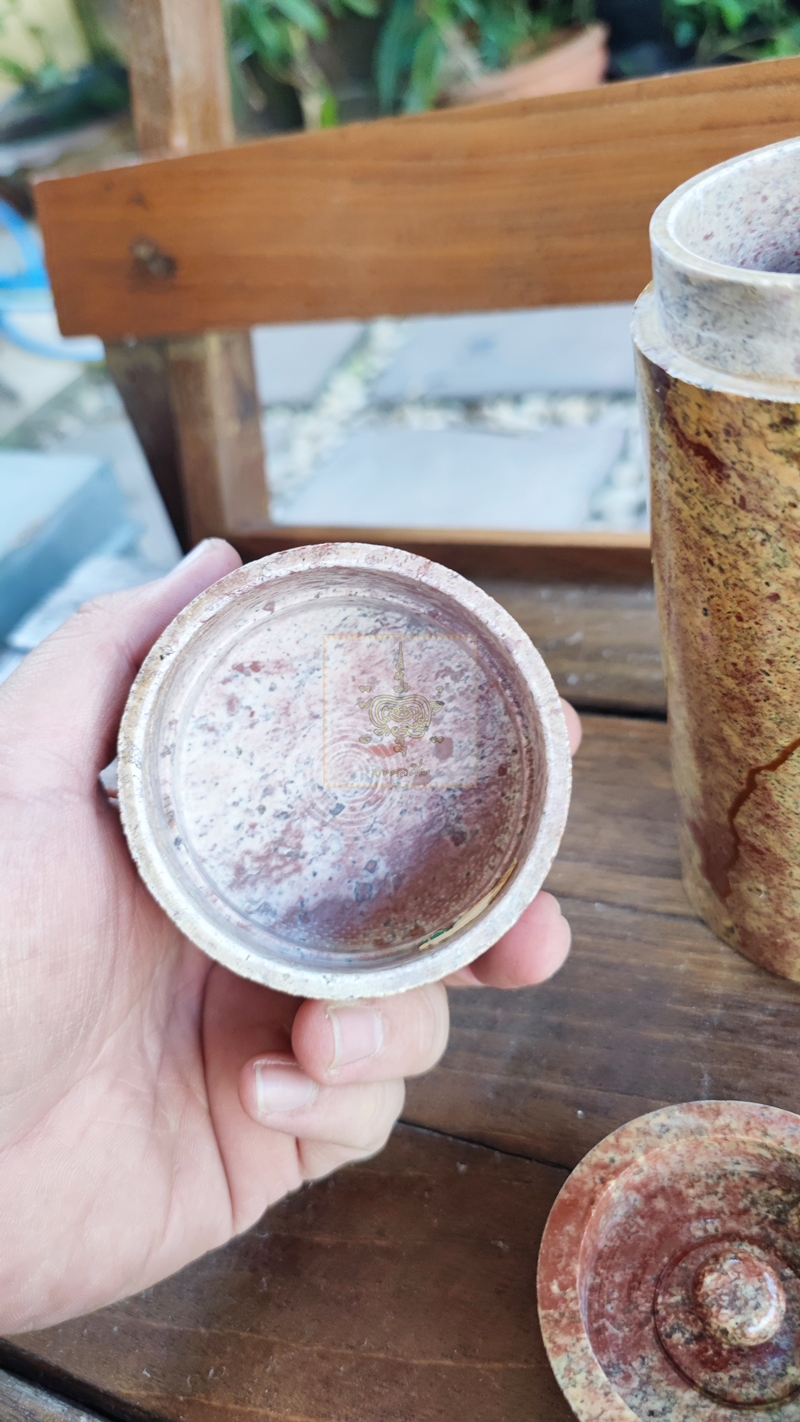 กระปุกชา หินอ่อน