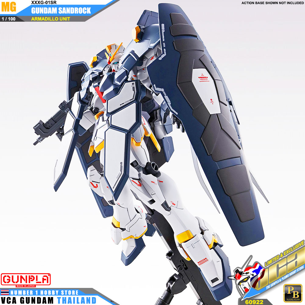 PREMIUM BANDAI PB GUNPLA MASTER GRADE MG 1/100 GUNDAM SANDROCK EW ARMADILLO UNIT โมเดล กันดั้ม กันพลา VCA GUNDAM