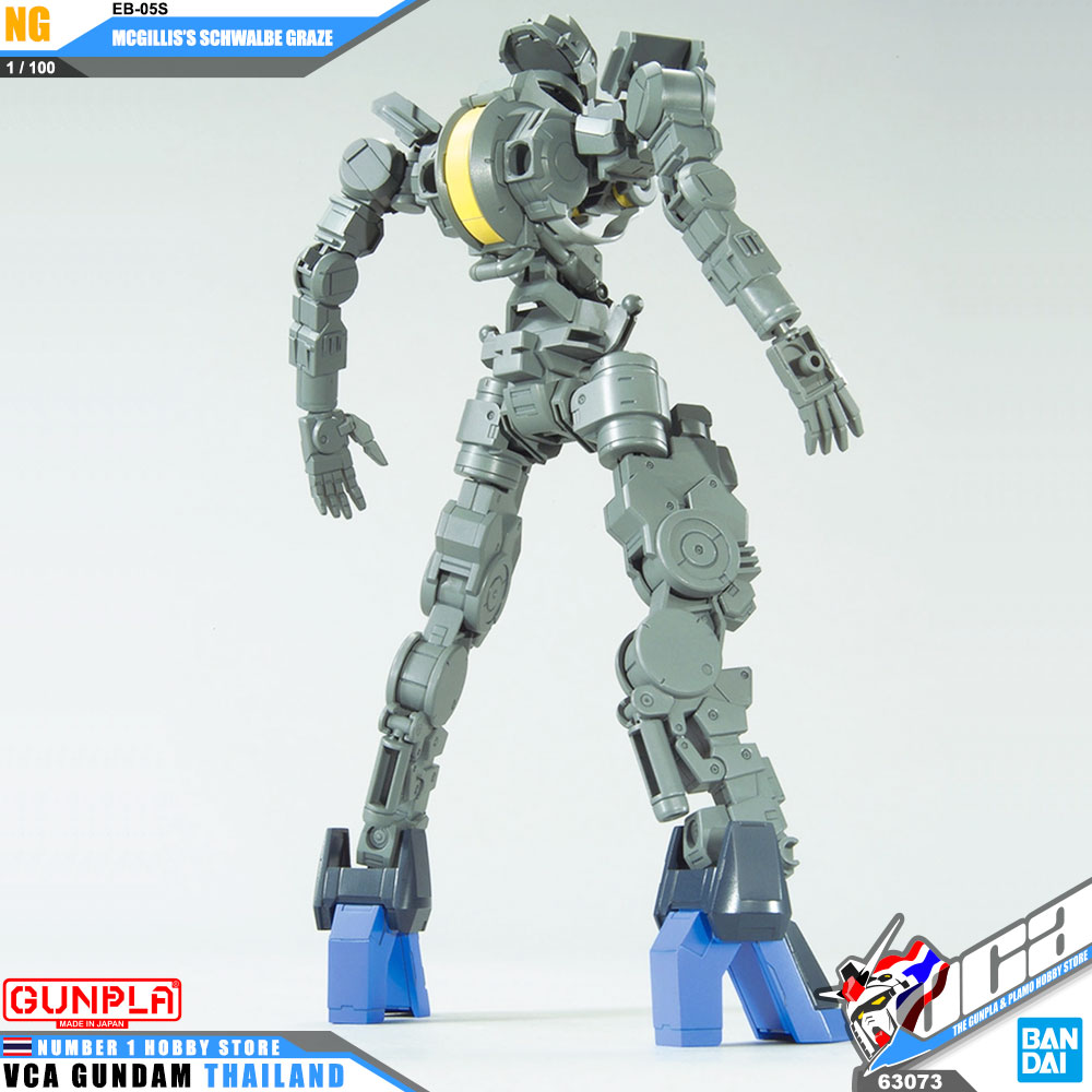 BANDAI GUNPLA 1/100 MCGILLIS'S MCGILLIS SCHWALBE GRAZE โมเดล กันดั้ม กันพลา VCA GUNDAM