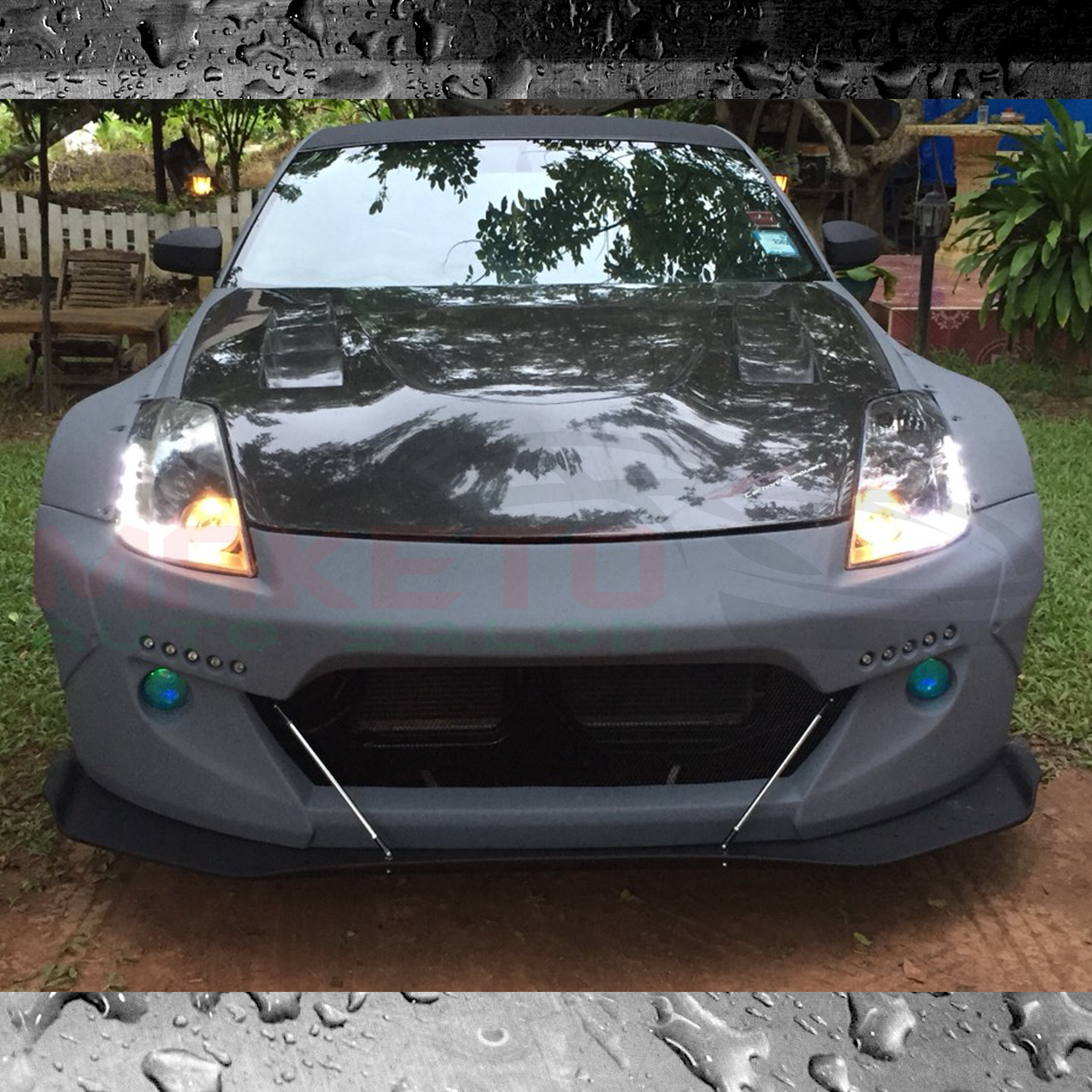 (A037) ชุดขายึดพยุงสปอยเลอร์ ลิ้นหน้า Wingหลัง ยาวพิเศษ