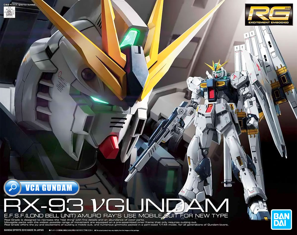 Bandai Real Grade RG RX-93 NU GUNDAM นู กันดั้ม