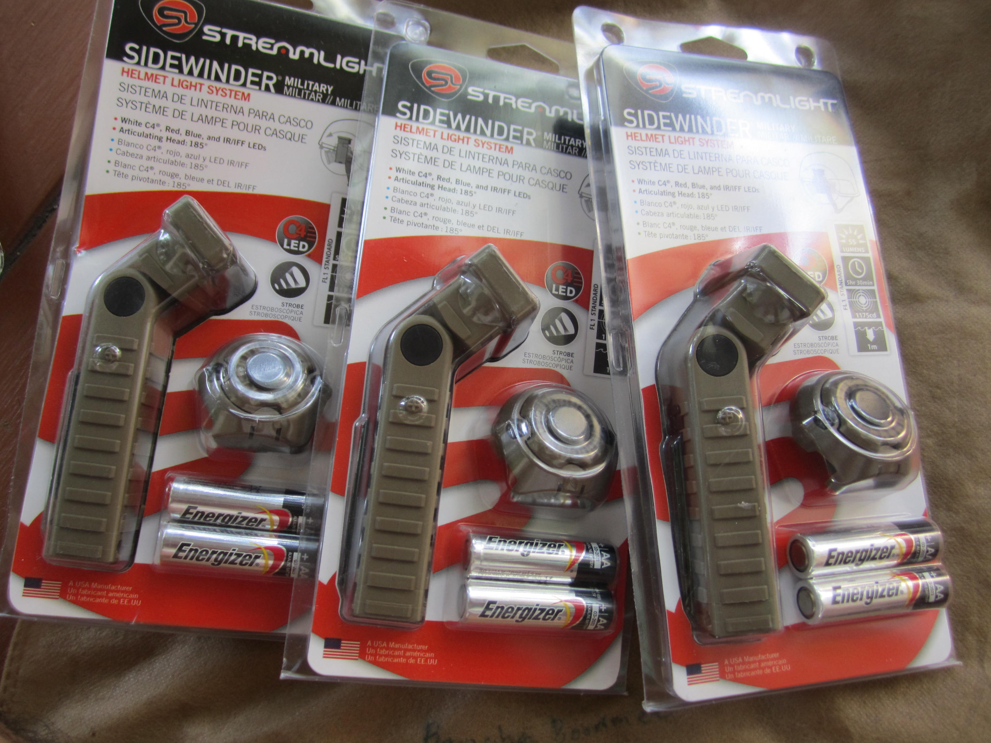 ไฟฉายทหาร Streamlight Sidewinder