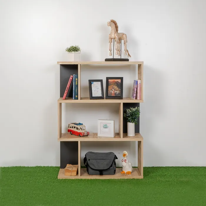 ชั้นวางของ รุ่น GEWIN-E ขนาด 80X29.5X109 ซม. สีลินด์เบิร์กโอ๊ค