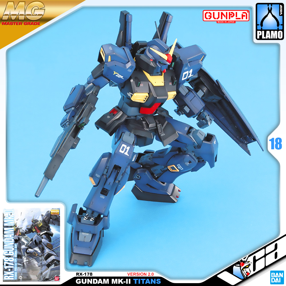 ⭐️ BANDAI GUNPLA MASTER GRADE MG 1/100 RX-178 GUNDAM MK-II MK II 2 TITANS VER 2.0 ประกอบ หุ่นยนต์ โมเดล กันดั้ม กันพลา ของเล่น VCA GUNDAM