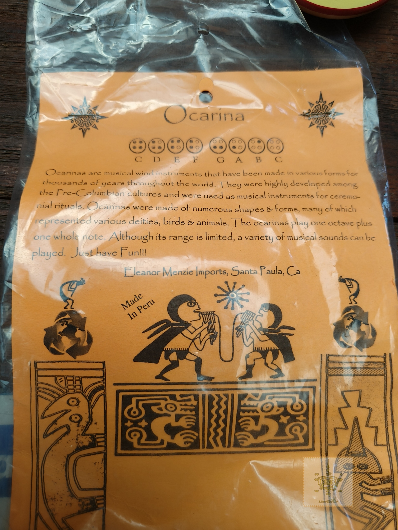 ขลุ่ย Ocarina โอคาริน่า