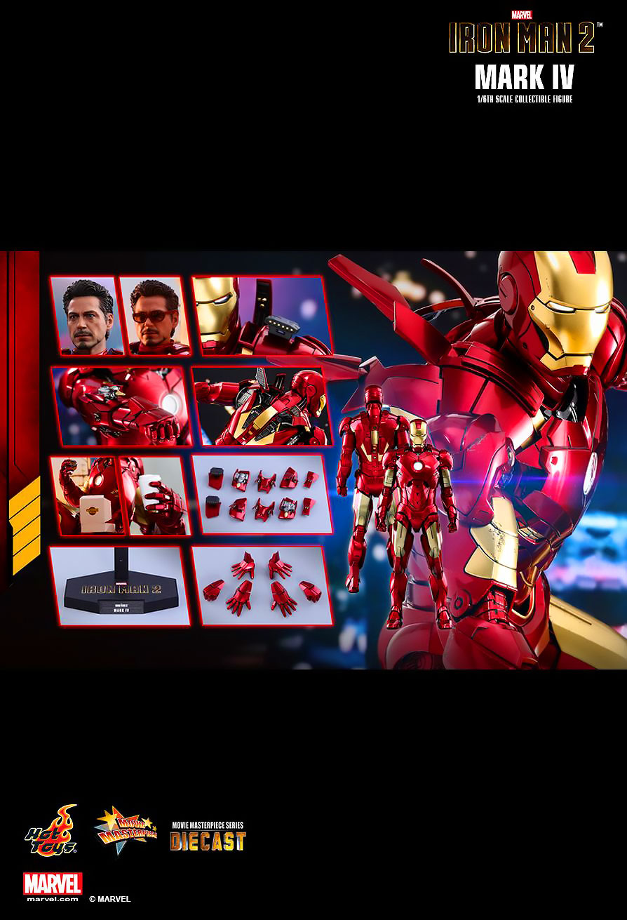 HOT TOYS 1/6 IRON MAN MARK IV (DIECAST) ไอรอนแมน Mark 4 เหล็กหล่อ