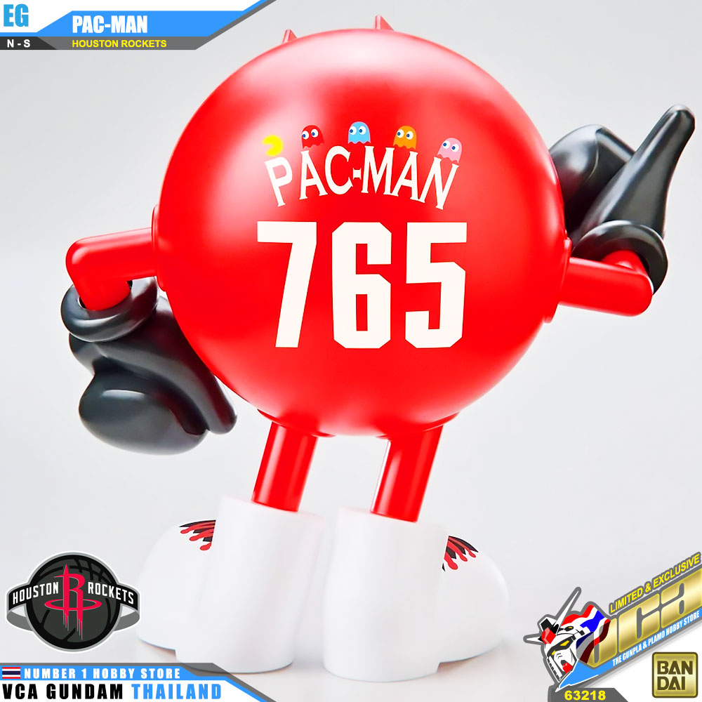 BANDAI ENTRY GRADE EG PAC-MAN PAC MAN HOUSTON ROCKETS NBA BASKETBALL TEAM โมเดล แพ็คแมน VCA GUNDAM