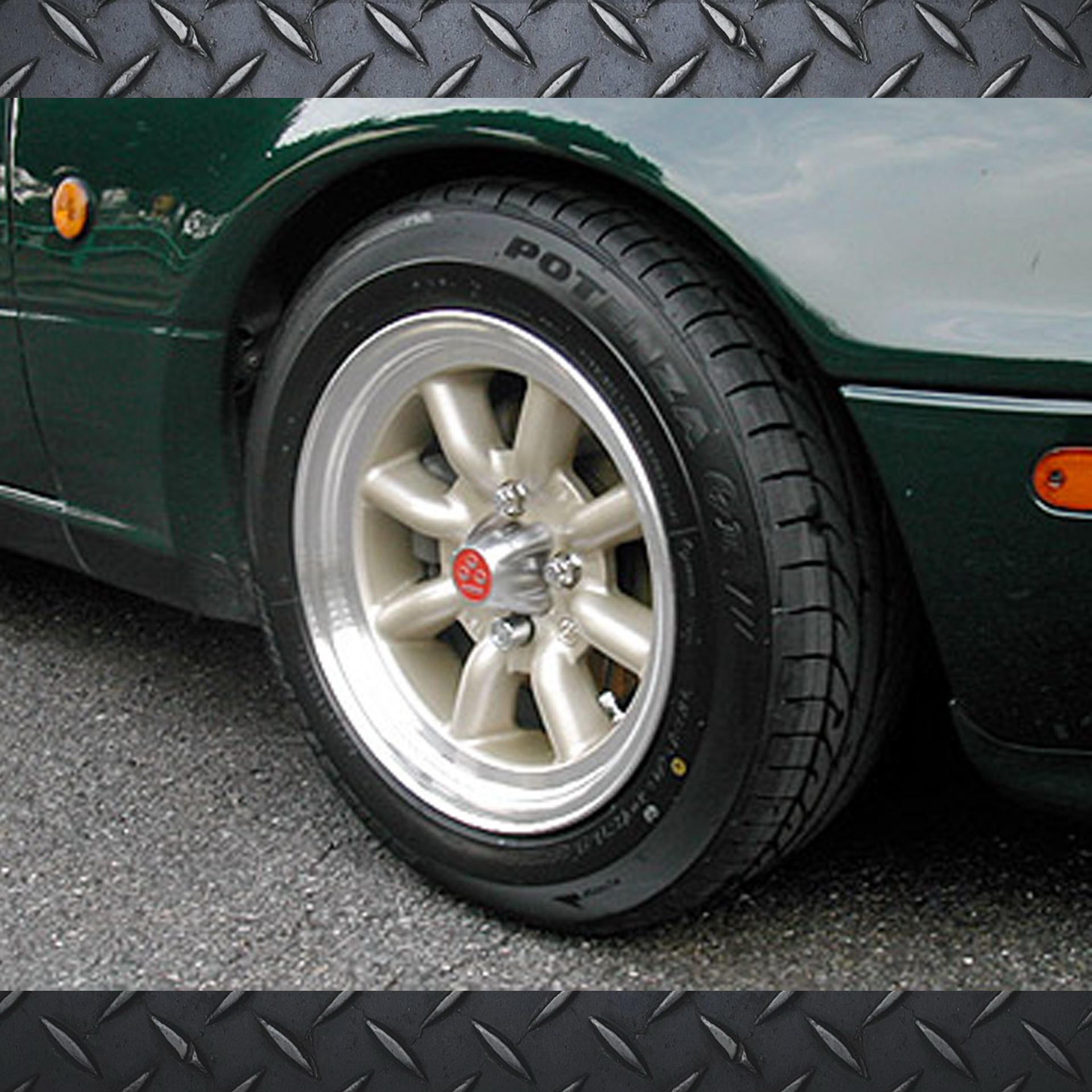 (มือสอง) ฝาครอบดุม ล้อ WATANABE RACING ของแท้