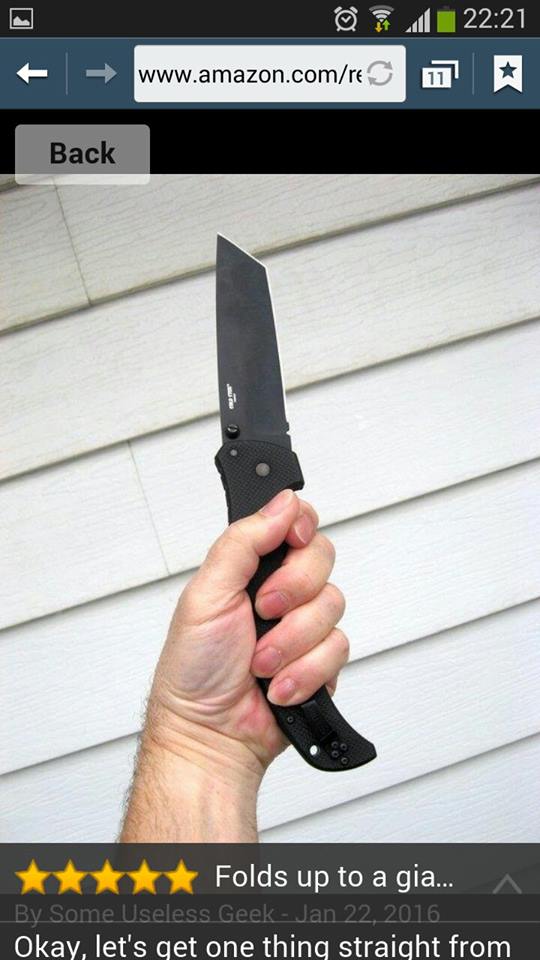 มีดCold Steel XL Recon 1 Tanto Point 27TXLCT (CTS XHP Alloy )