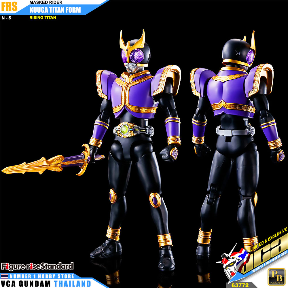 PREMIUM BANDAI FIGURE-RISE STANDARD MASKED RIDER KUUGA TITAN FORM RISING TITAN RISINGTITAN FIGURE RISE มาสค์ไรเดอร์บิลด์ พลาสติก โมเดล VCA GUNDAM