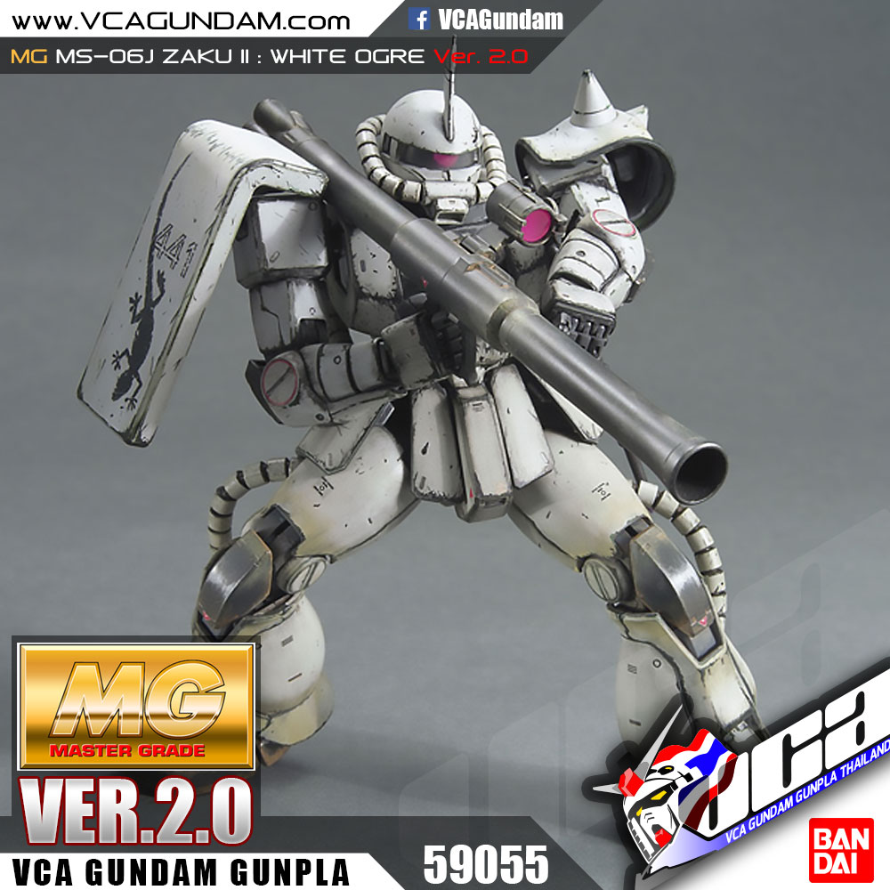 MG MS-06J ZAKU 2 VER 2.0 WHITE OGRE ซาคุ 2