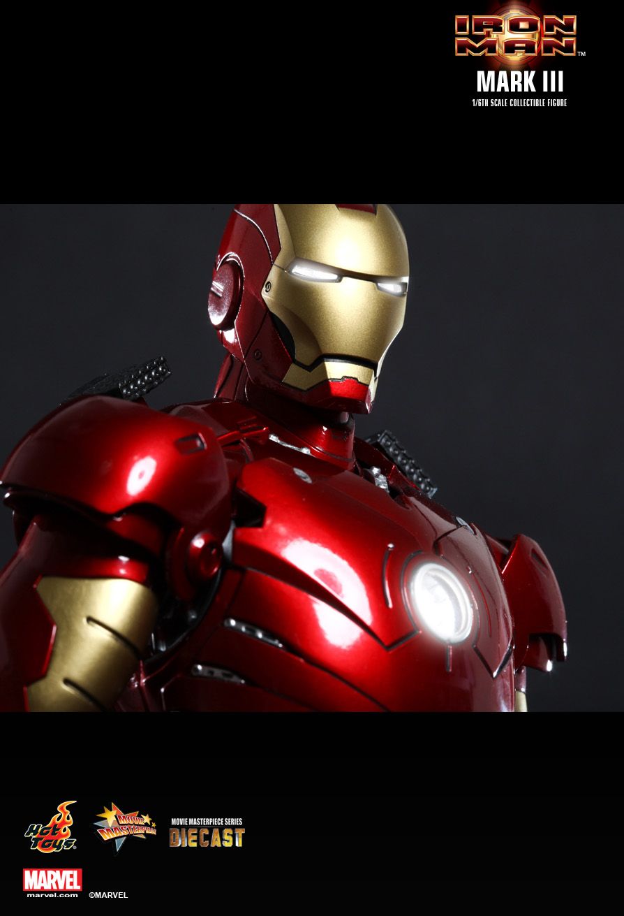 HOT TOYS 1/6 IRON MAN MARK III (DIECAST) ไอรอนแมน Mark 3