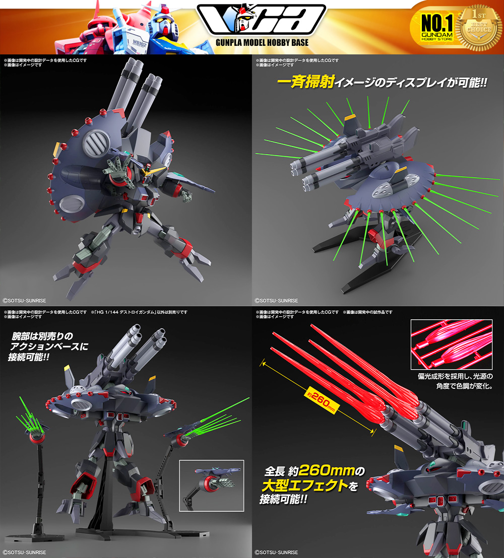 Bandai Gunpla High Grade Cosmic Era HG Destroy Gundam Plastic Model Action Toy VCA Thailand