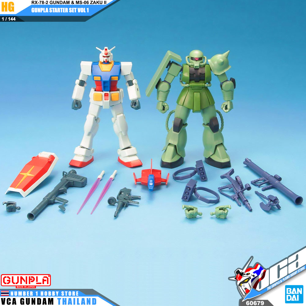 HG GUNPLA STARTER SET VOLUME 1