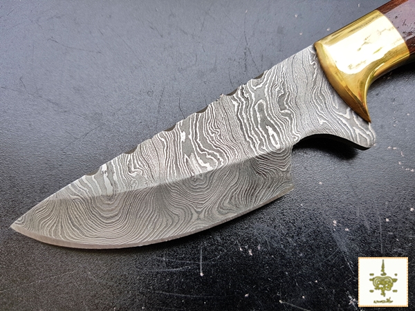 มีด ดามัสกัส ด้ามกระดูกอูฐ