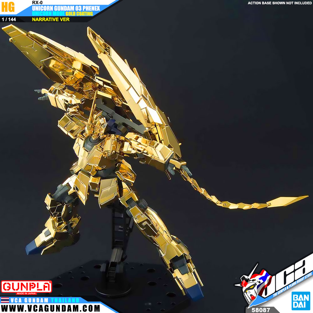 HG UNICORN GUNDAM 03 PHENEX UNICORN MODE (NARRATIVE VER) (GOLD COATING)