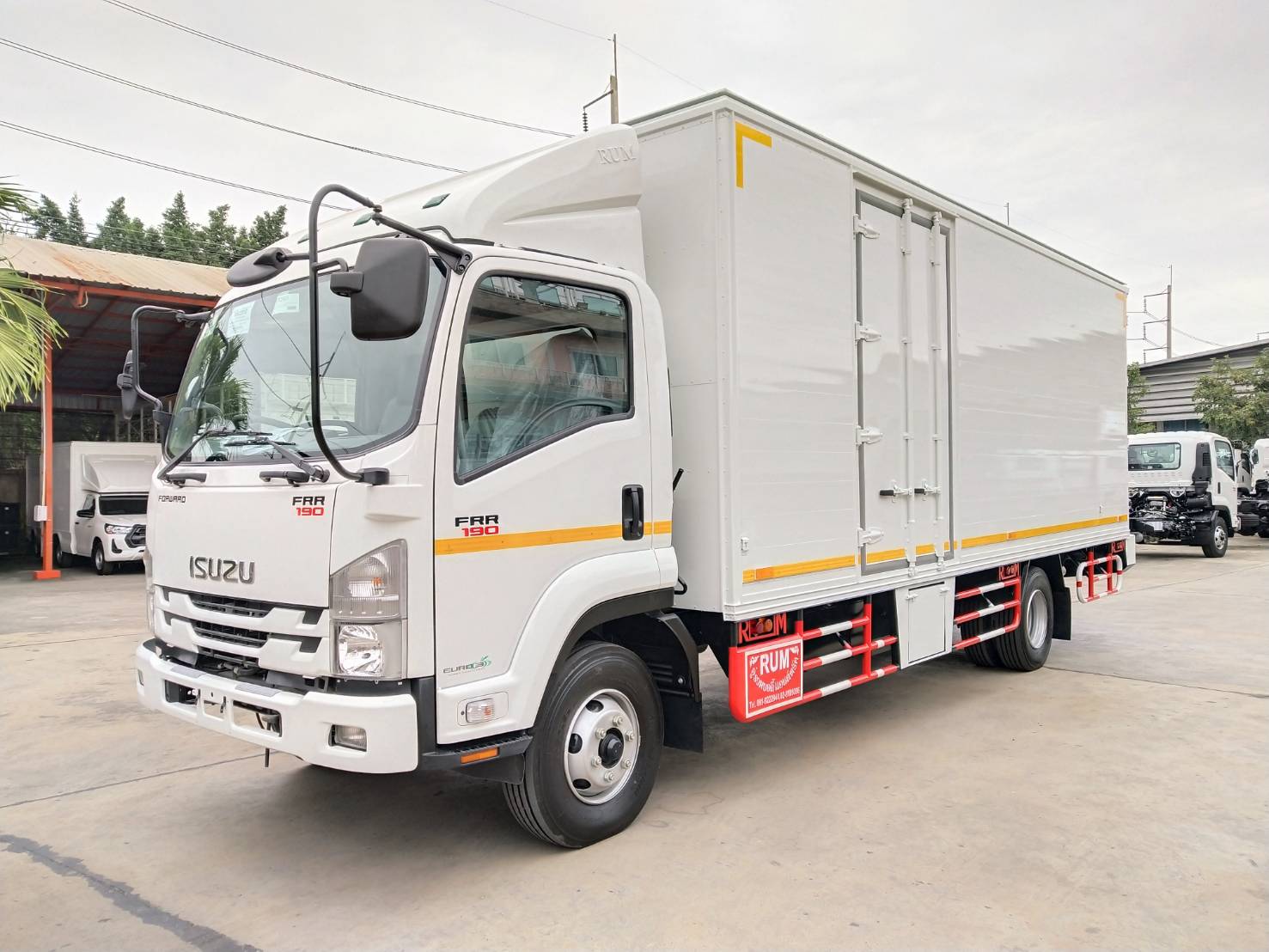 ISUZU FRR-S Euro 5 Max (ช่วงยาว 6.5 เมตร) หัวแชสซี (Chassis)