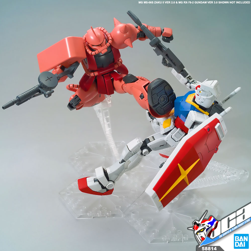 Bandai ACTION BASE 4 CLEAR ฐาน ขาตั้ง กันดั้ม กันพลา พลาโม
