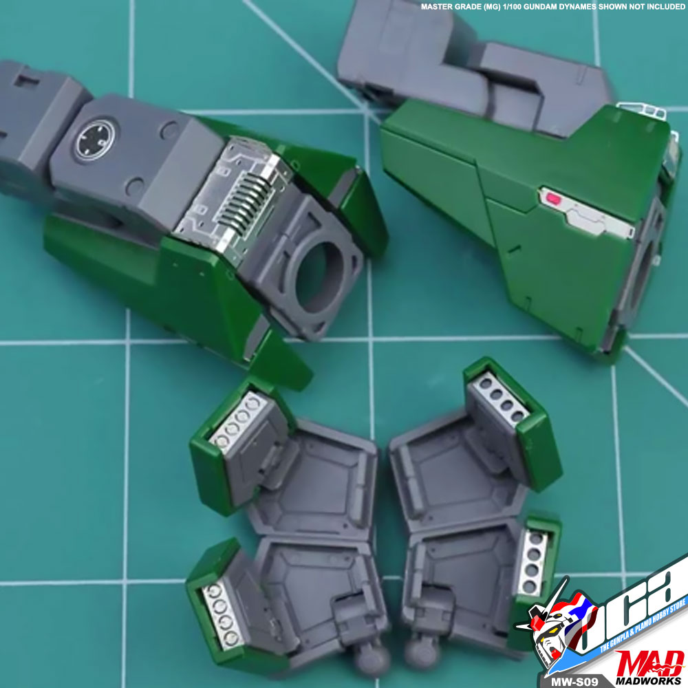 Mad Works™ Metal Photo Etched Detailing Parts MW-S09 METAL PHOTO ETCHED DETAIL UP PARTS FOR MG GUNDAM DYNAMES