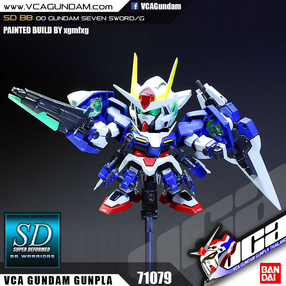 SD BB368 00 GUNDAM SEVEN SWORD/G ดับเบิ้ลโอ กันดั้ม เซเว่น สว๊อด