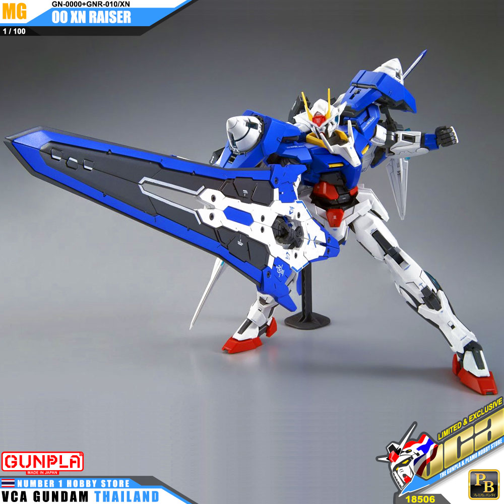 Premium Bandai Gunpla Master Grade MG 00 XN RAISER 00 XN ไรเซอร์