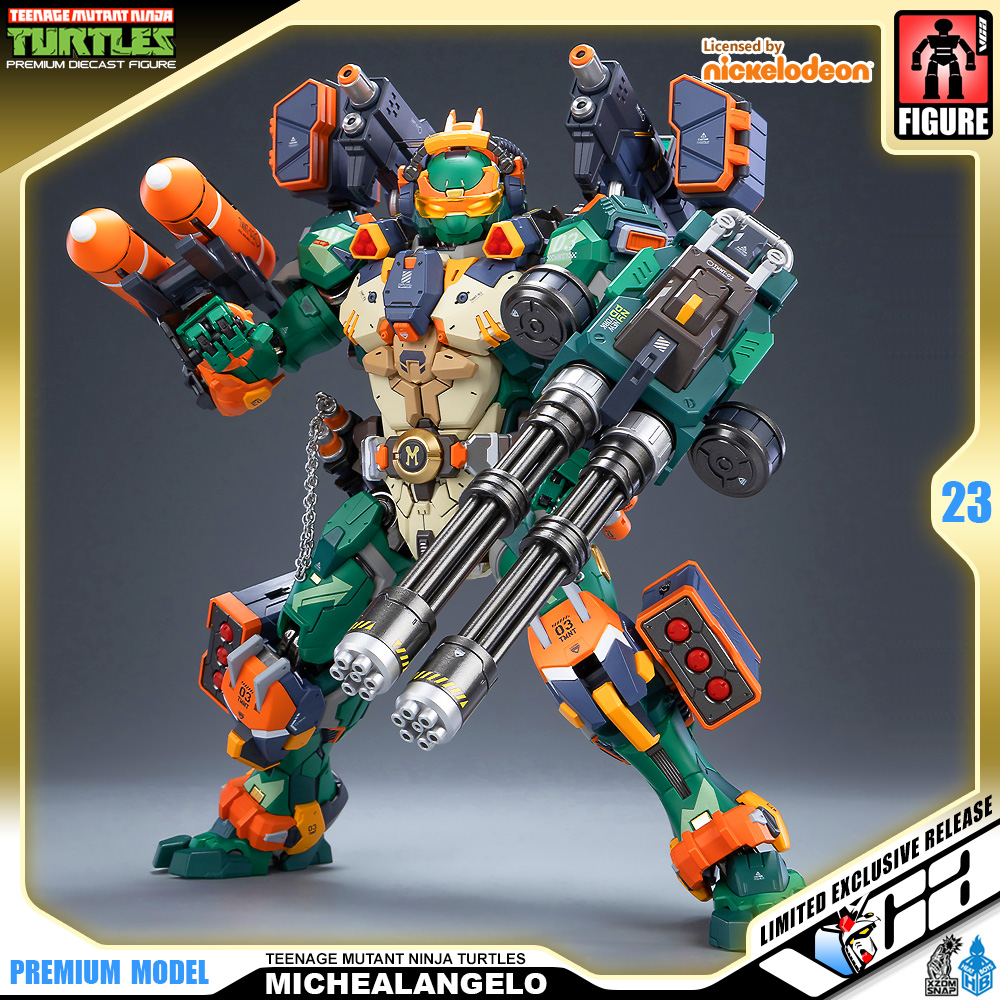 Heat Boys NICKELODEON TEENAGE MUTANT NINJA TURTLES MICHELANGELO MECHA