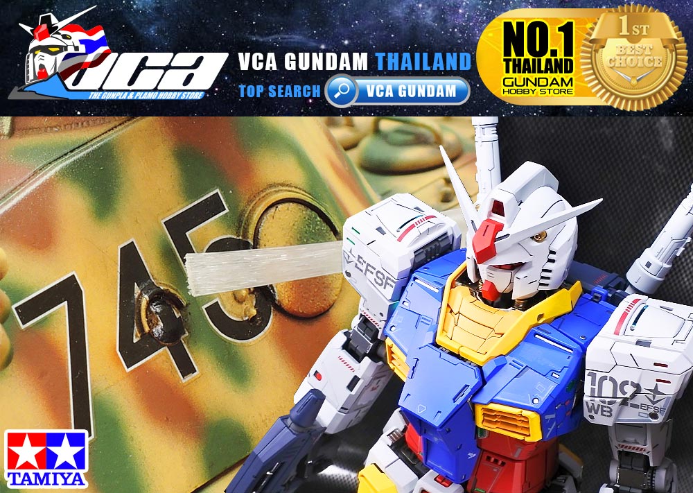 TAMIYA 87176 DECAL ADHESIVE 10ML FOR HOBBY WATER DECAL STICKER น้ำยาเพิ่มกาวยึดติดดีคอล VCA GUNDAM