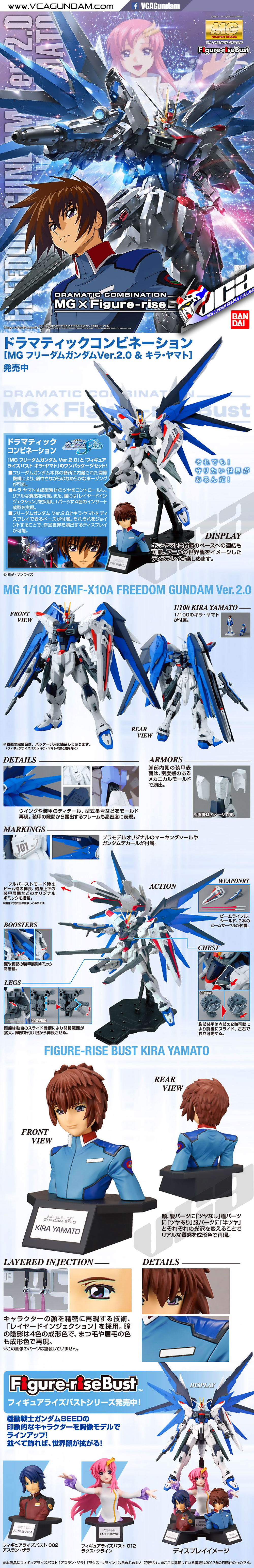 MG FREEDOM GUNDAM VER 2.0 + KIRA YAMATO