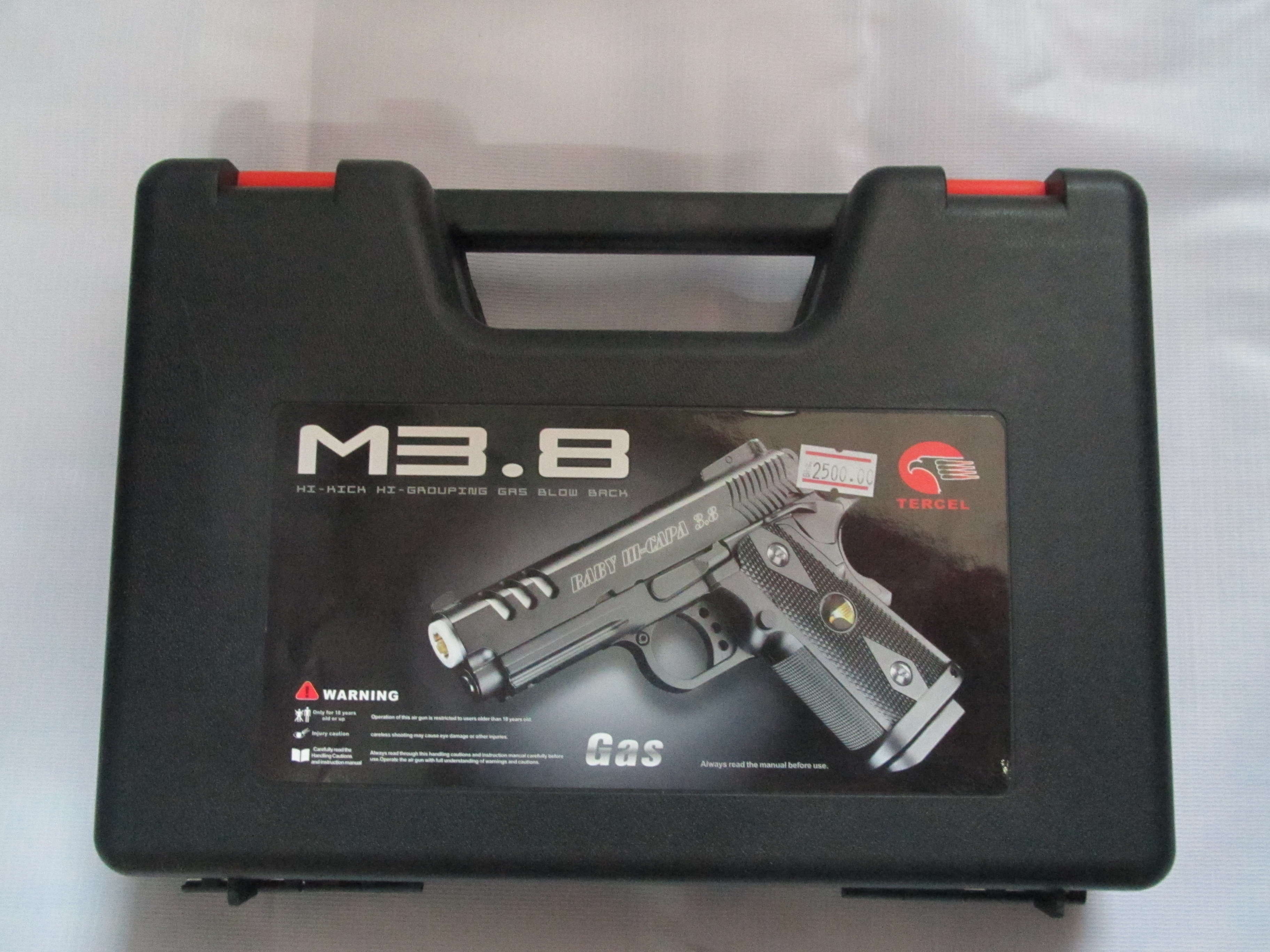 ปืนสั้นอัดแก๊ส รุ่น M1911สีดำ TERCEL (งานจีน)