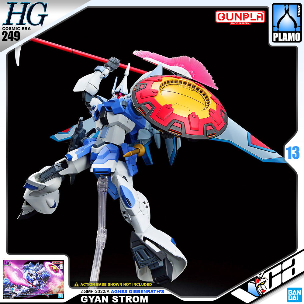 Bandai Gunpla High Grade HG Gyan Strom Agnes Giebenrath Custom Plastic Model Action Figure Toy VCA Gundam