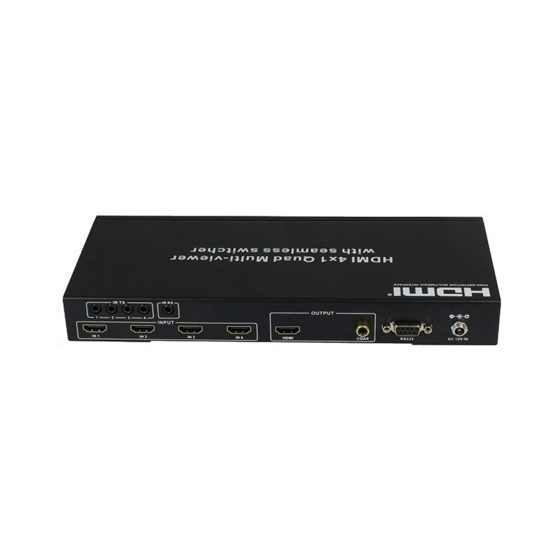 NEXIS รุ่น PH-SW41Q 4 IN 1 OUT HDMI SEAMLESS SWITCH WITH QUAD DISPLAY
