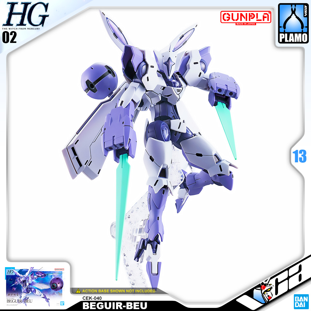 ⭐️ BANDAI GUNPLA HIGH GRADE THE WITCH FROM MERCURY HGTWFM HG 1/144 BEGUIR-BEU BEGUIR BEU ประกอบ หุ่นยนต์ โมเดล กันดั้ม กันพลา ของเล่น VCA GUNDAM