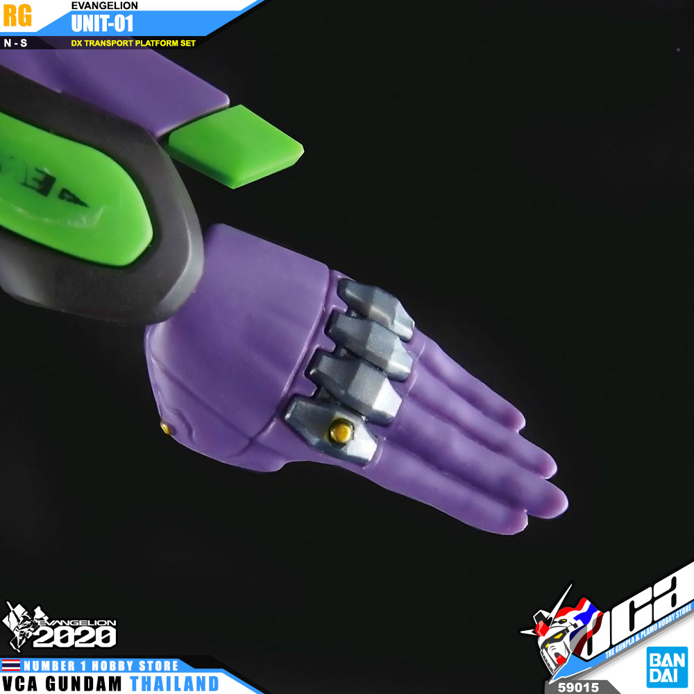 Bandai Real Grade RG EVANGELION UNIT-01 TEST TYPE DX TRANSPORTER PLATFORM SET อีวานเกเลียน