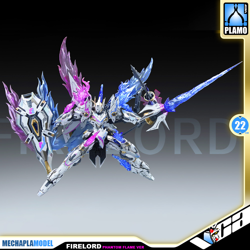 SNAA YR-04 Firelord Ver. Phantom Flame 焱皇 Ver.幻炎之魂 Master Grade MG 1/100 Plastic Model Action Figure Toy Master Grade MG Kit VCA Gundam Mecha Thailand