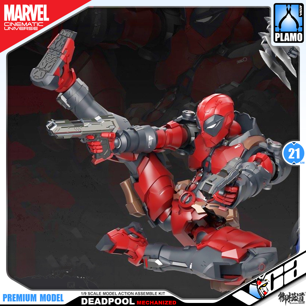 Morstorm 1/9 Scale Deadpool Mechanized Version Plastic Model Action Figure Kit VCA Thailand