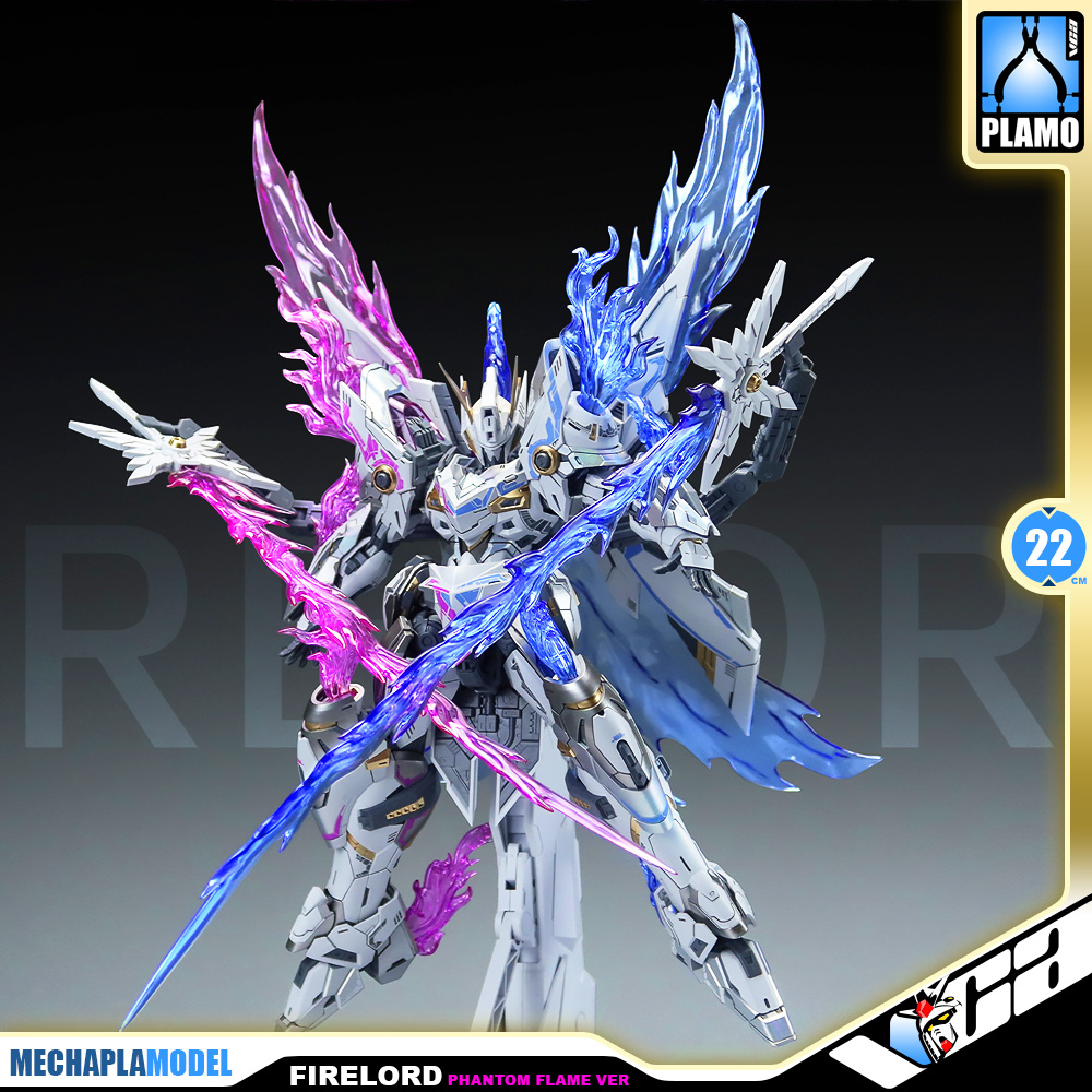 SNAA YR-04 Firelord Ver. Phantom Flame 焱皇 Ver.幻炎之魂 Master Grade MG 1/100 Plastic Model Action Figure Toy Master Grade MG Kit VCA Gundam Mecha Thailand