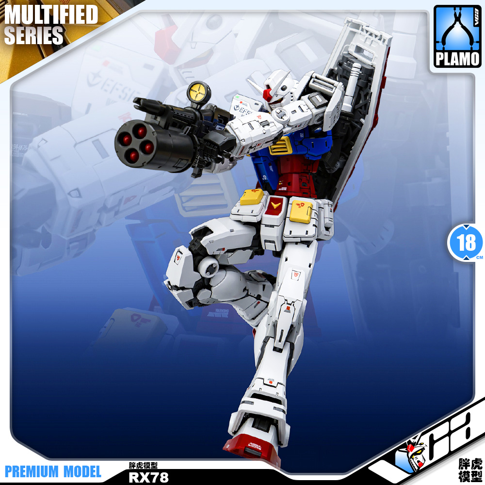 Fat Cat 1/100 AZU RX-78-2 Gundam Real Grade RG Plastic Model Action Toy Kit VCA Bangkok Thailand