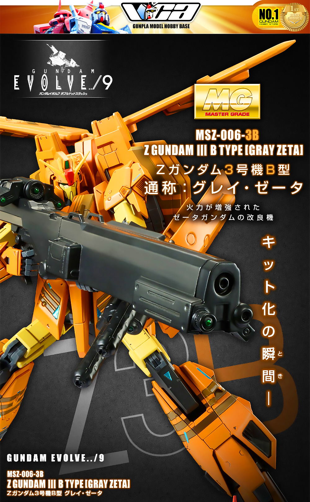 ⭐️ PREMIUM PB BANDAI GUNPLA MASTER GRADE MG 1/100 ZETA GUNDAM III B TYPE GRAY ZETA ประกอบ หุ่นยนต์ โมเดล กันดั้ม กันพลา ของเล่น VCA GUNDAM