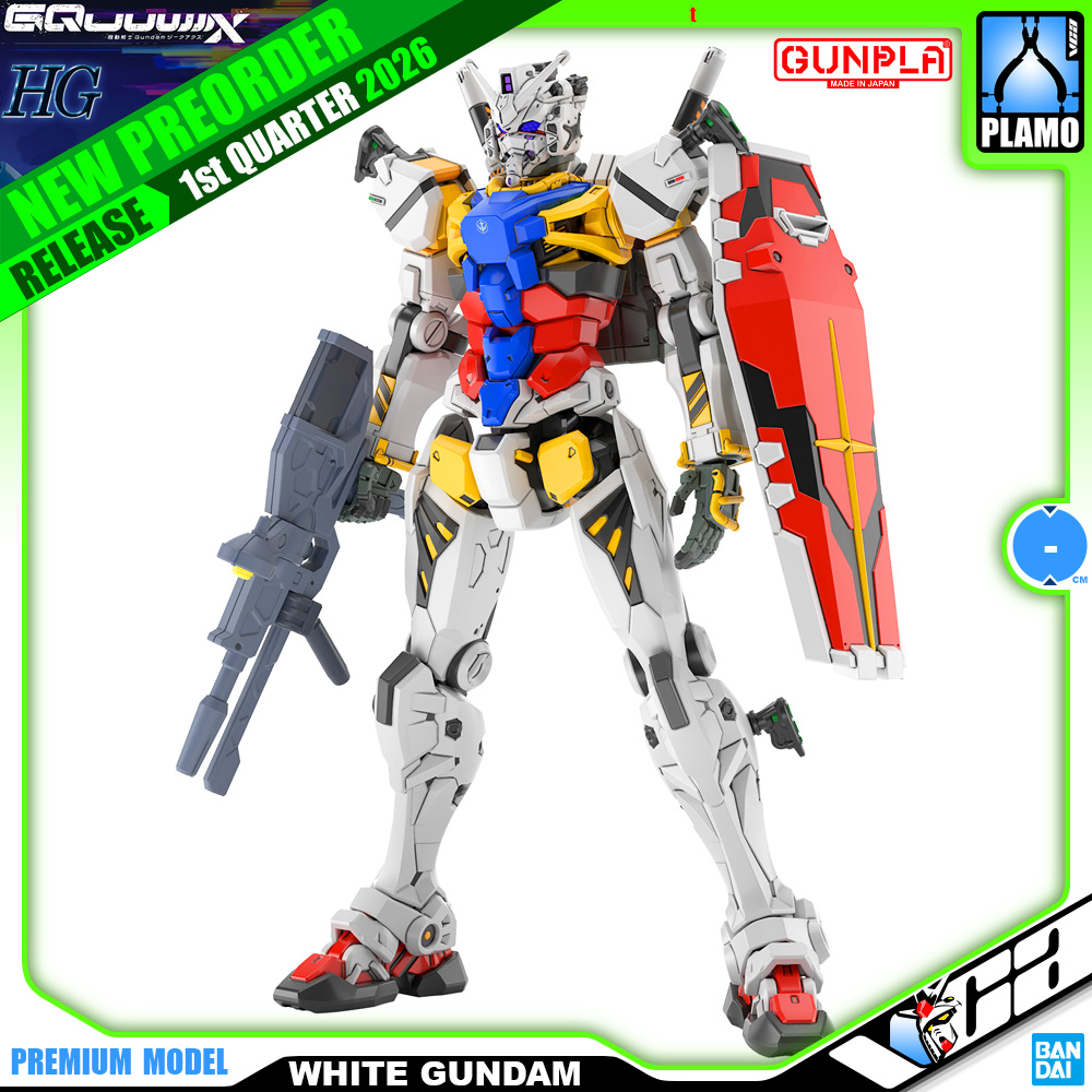 【🟢𝐏𝐑𝐄𝐎𝐑𝐃𝐄𝐑 Q1-2026】 HG-GQ WHITE GUNDAM