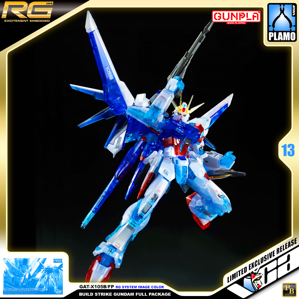 Bandai RG BUILD STRIKE GUNDAM FULL PACKAGE RG SYSTEM IMAGE COLOR