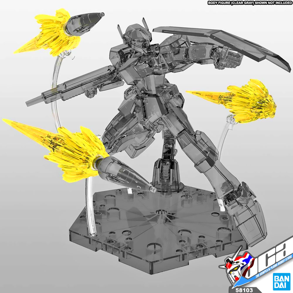 BANDAI FIGURE-RISE EFFECT JET EFFECT (CLEAR YELLOW)