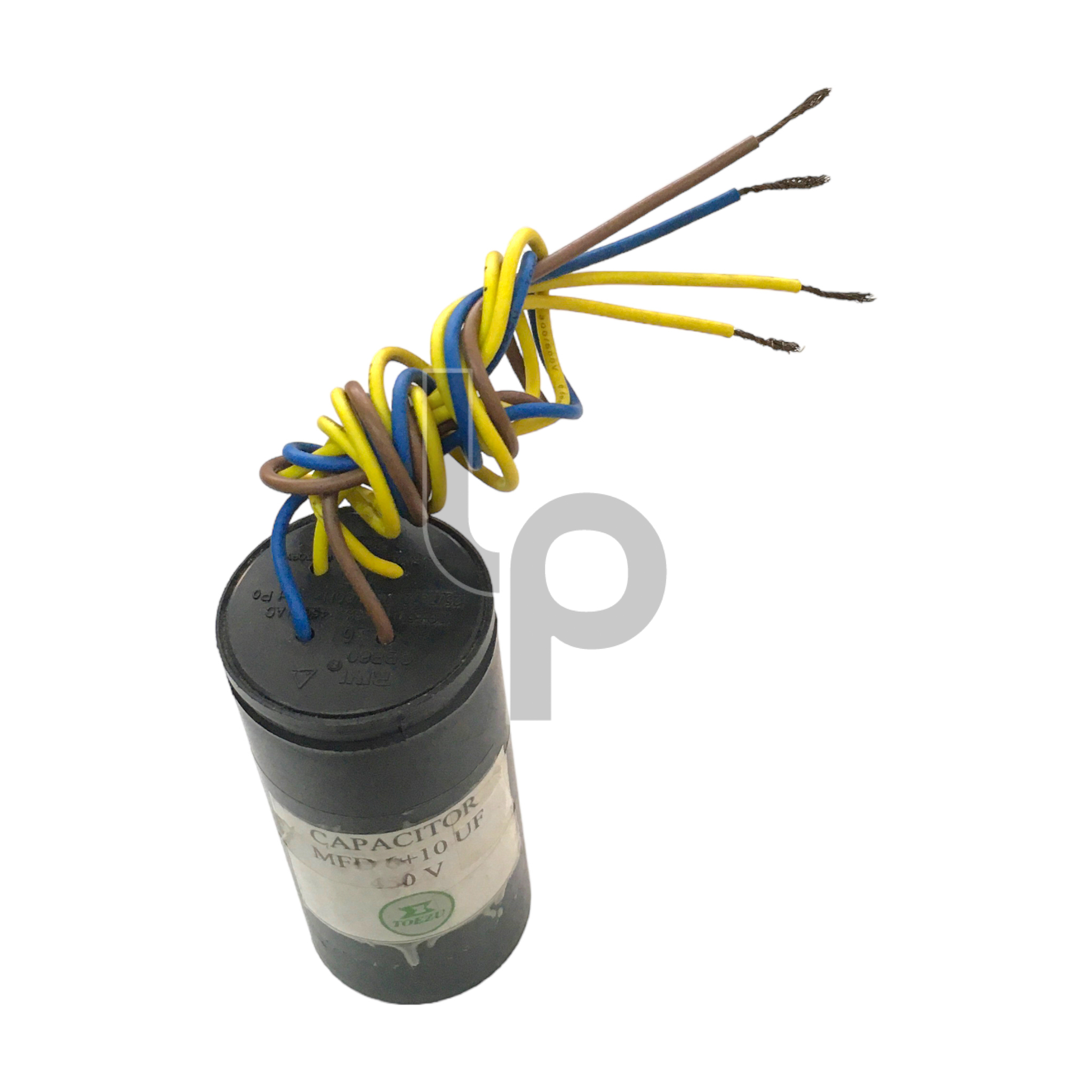 คาปาซิเตอร์เครื่องซักผ้า 4 สาย ขนาด 10+6uF/450V