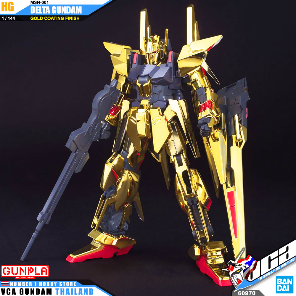 Bandai High Grade HG MSN-001 DELTA GUNDAM GOLD COATING เดลต้า กันดั้ม