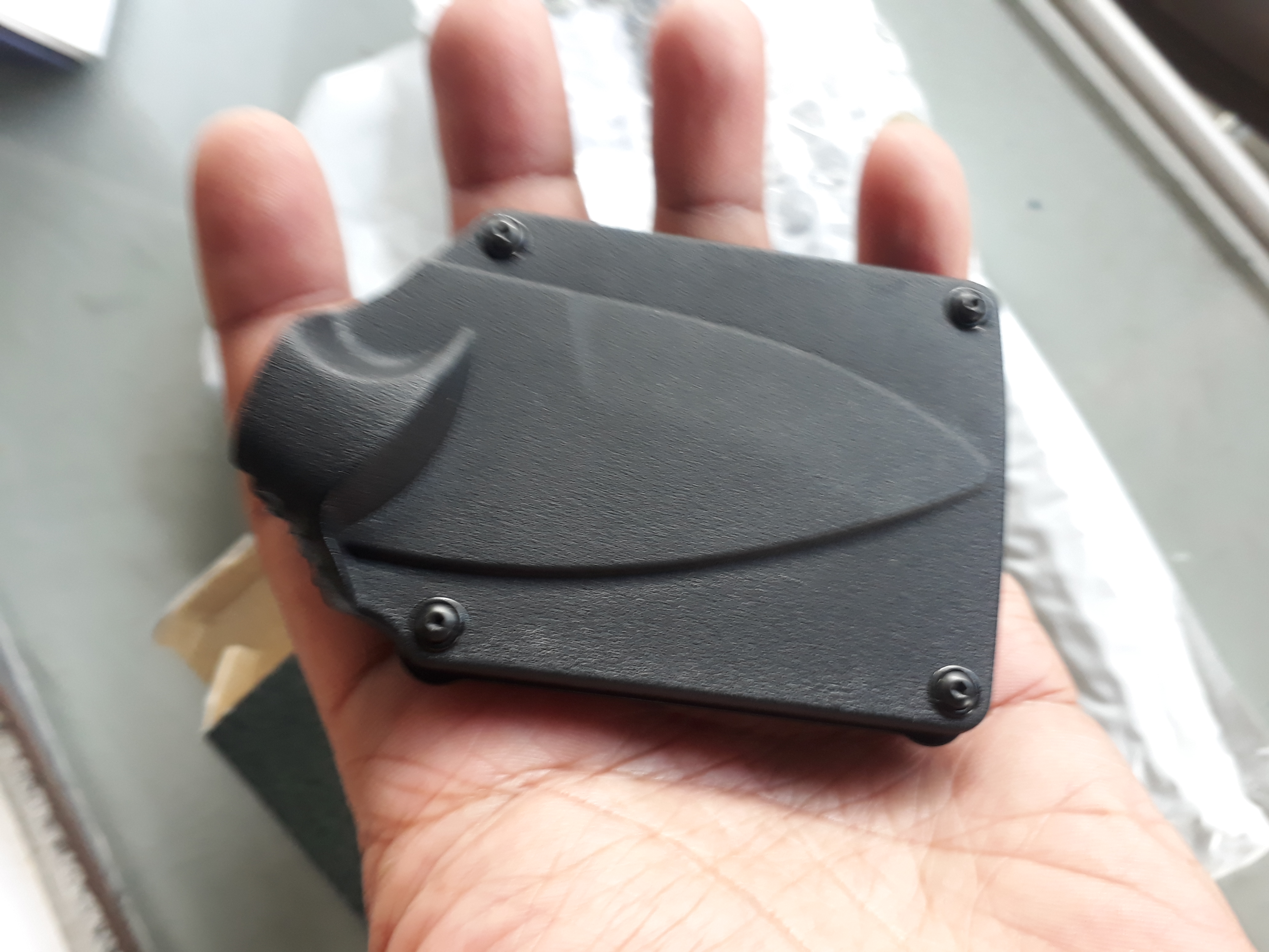 Ka-Bar TDI Law Enforcement Knife-Straight Edge-Sheath Included-Black-2-1480-6