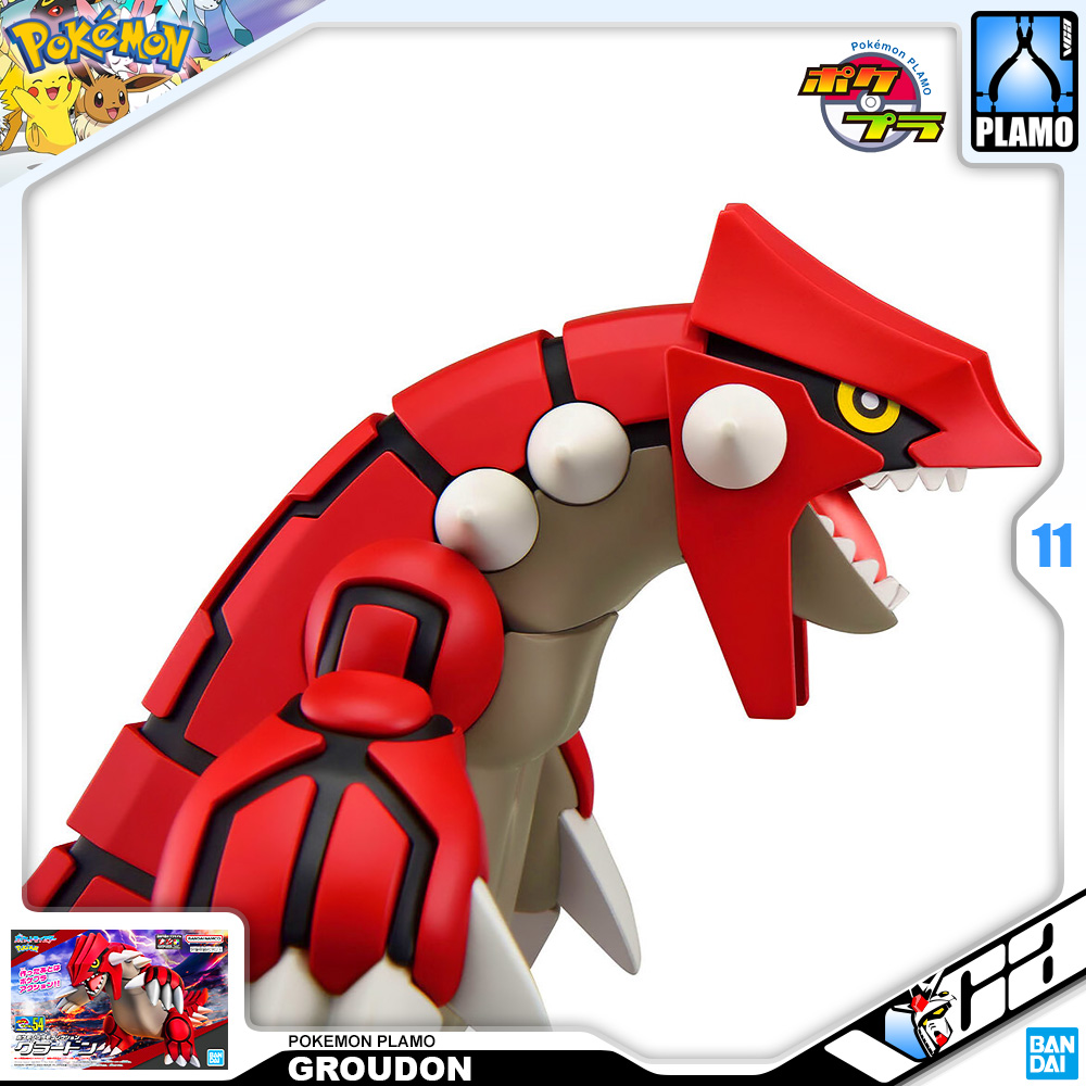 Bandai Pokemon Plamo 54 Groudon