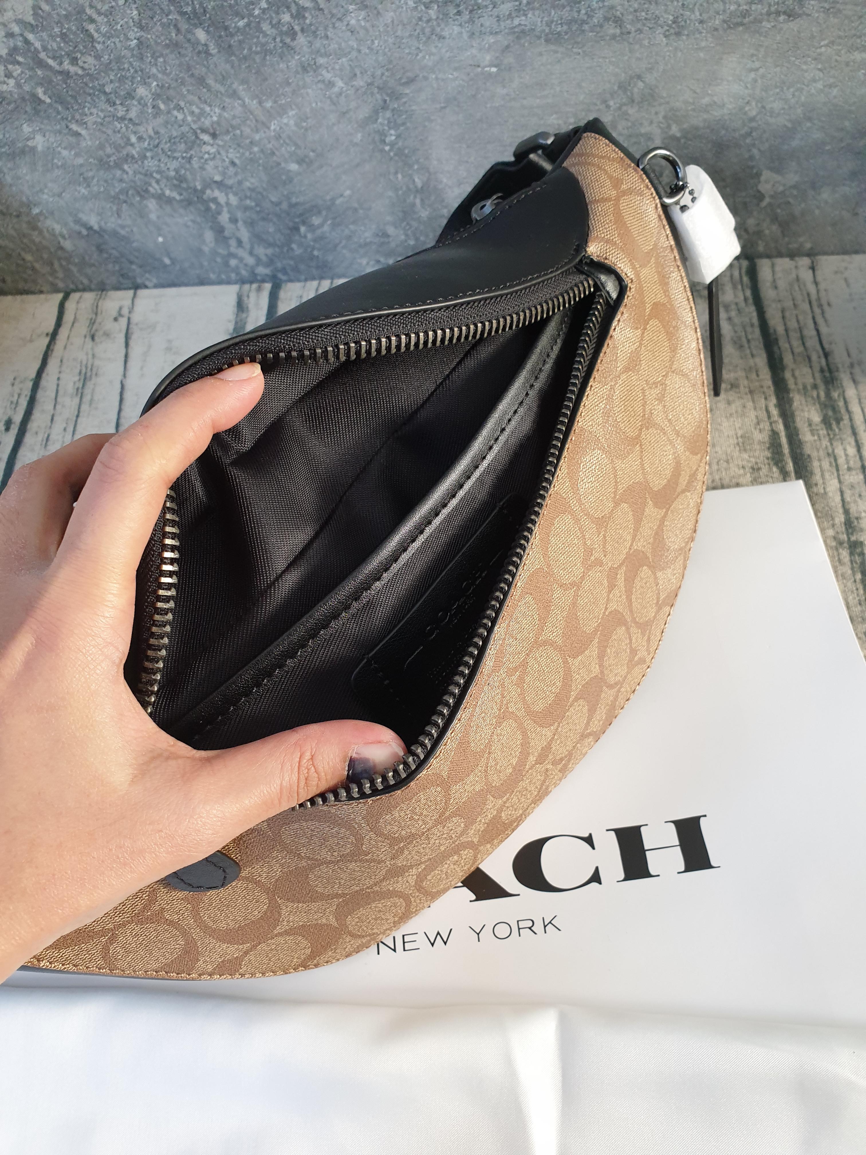 COACH WARREN BELT BAG IN SIGNATURE CANVAS (COACH F78777)