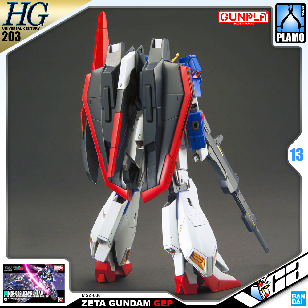 Bandai Gunpla High Grade Universal Century HGUC 1/144 HG Zeta Gundam GEP Action Figure Model Toy Kit VCA Singapore